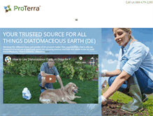 Tablet Screenshot of pro-terra.com